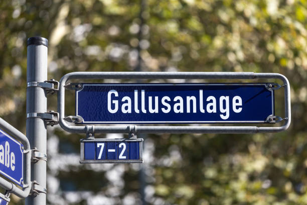 istock gallusanlage street sign in frankfurt am main germany 1158017708
