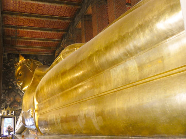 istock Golden Buddha in a temple complex in Thailand 1158019367