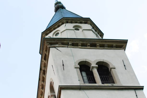 istock Low angle view of Church Tower 1158021105