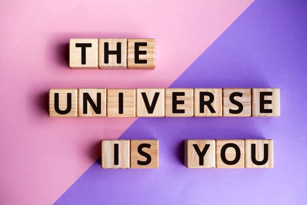 istock phrase the universe is you, wooden cubes 1158025951