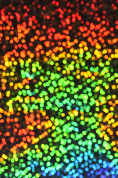 istock Small bright bokeh. Multiple circles. Bokeh blue azure light green green yellow orange and red. Background, resource for design, abstraction, blurred background. 1158026932
