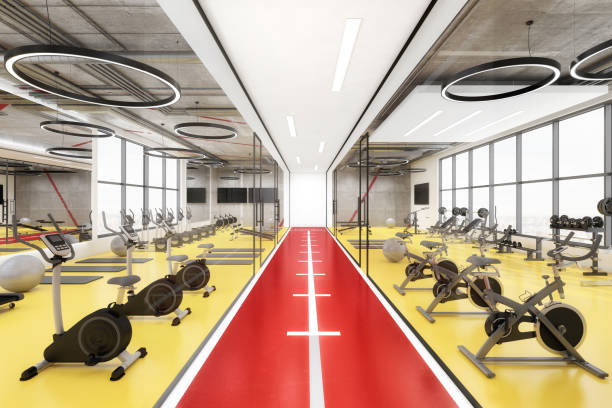 istock Fitness center gym interior 1158029072