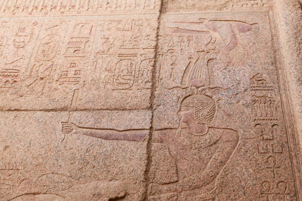 istock Hieroglyphics in Karnak Temple, Luxor, Egypt 1158030436