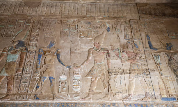 istock Hieroglyphics in Karnak Temple, Luxor, Egypt 1158030442