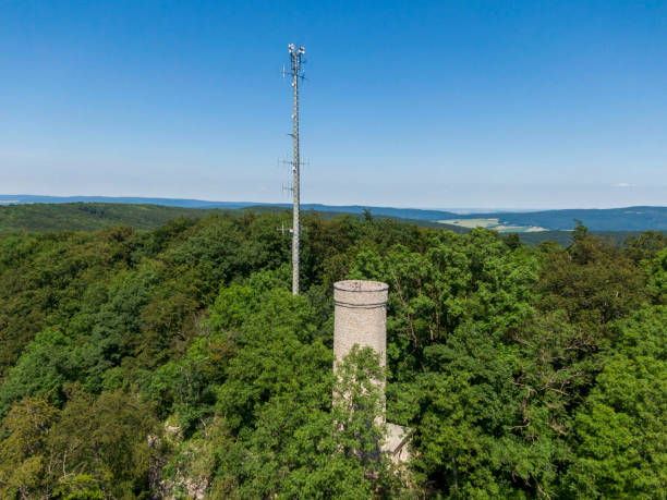 istock Ith lookout tower or Ithturm located on the mountain between Lauenstein and Bisperode in Lower Saxony 1158032944
