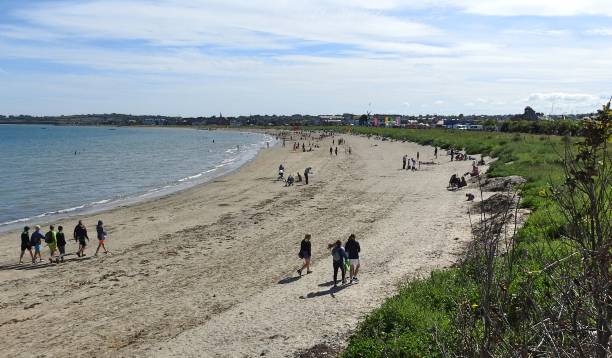 praia de skerries - skerries - fotografias e filmes do acervo