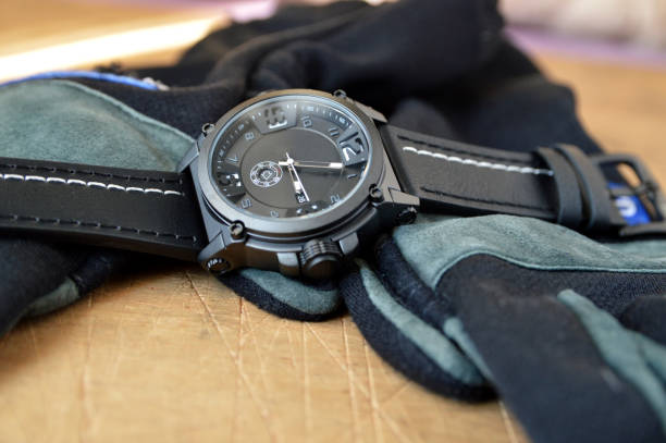 black sport watch