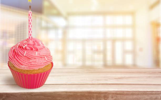 birthday. - cupcake birthday birthday cake first place imagens e fotografias de stock