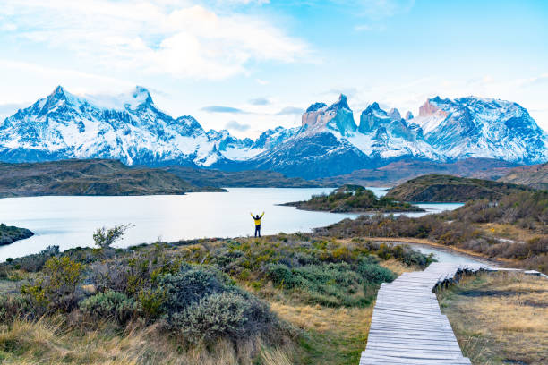 istock Torres del Paine National Park, Chile. (Torres del Paine National Park) 1158034837
