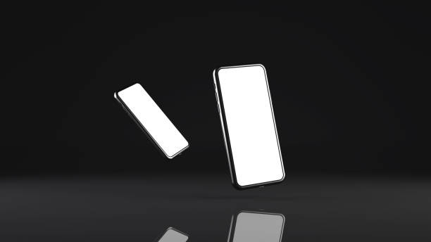 istock Gadget template for presentations, Smartphone mockup modern and trendy template 1158048240