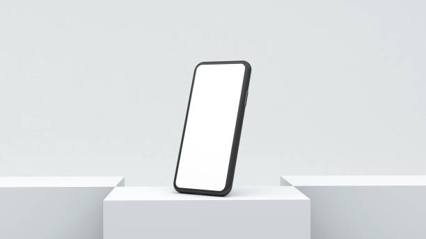 istock Gadget template for presentations, Smartphone mockup modern and trendy template 1158048245