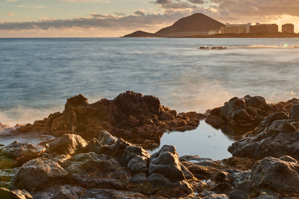 istock El Medano Tenerife island sunset. 1158052416