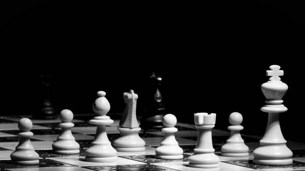 istock Chess photographed on a chessboard 1158056492