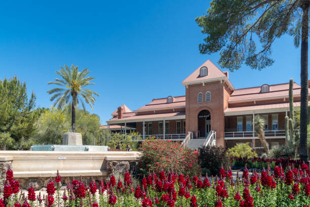 TUCSON, AZ/USA - APRIL 11, 2019: Old Main on the campus of the University of Arizona.