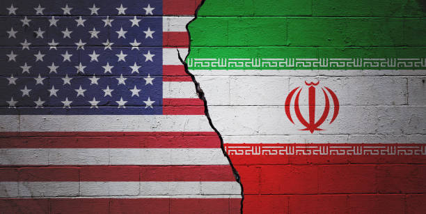 estados unidos vs irán - iranian flag fotografías e imágenes de stock