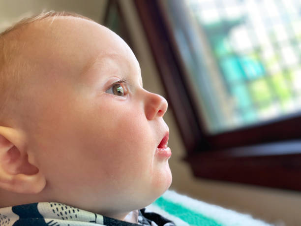istock Baby Boy Looking out a Window 1158058128