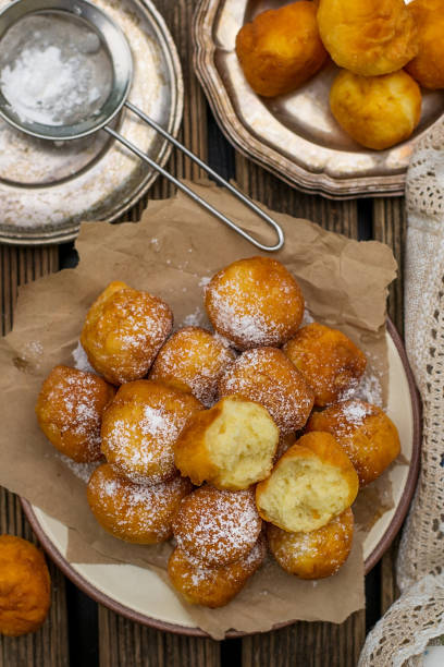 istock Homemade deep fried sweet ricotta fritters 1158058534