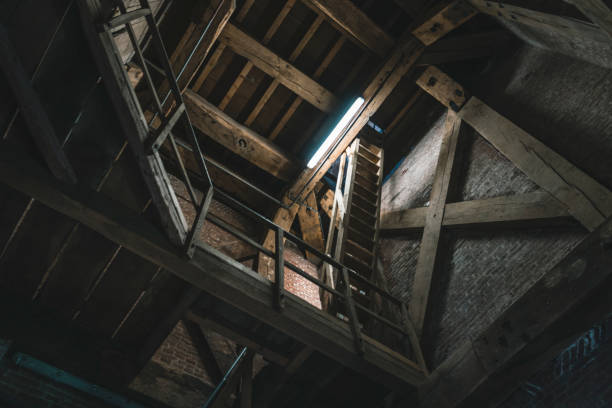 istock Stairwell in the church 1158060299