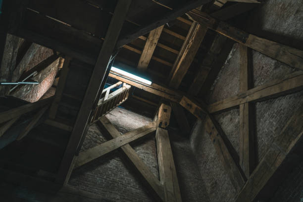 istock Stairwell in the church 1158060301
