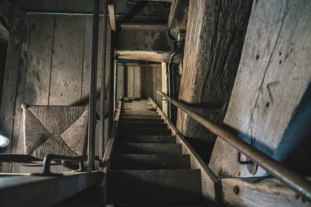 istock Stairwell in the church 1158060310