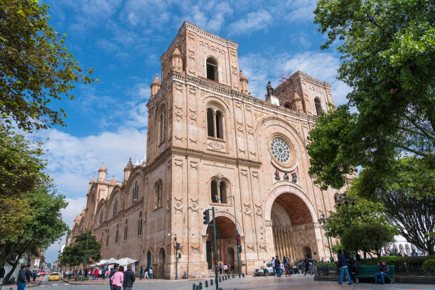New Cathedral of Cuenca stock photo