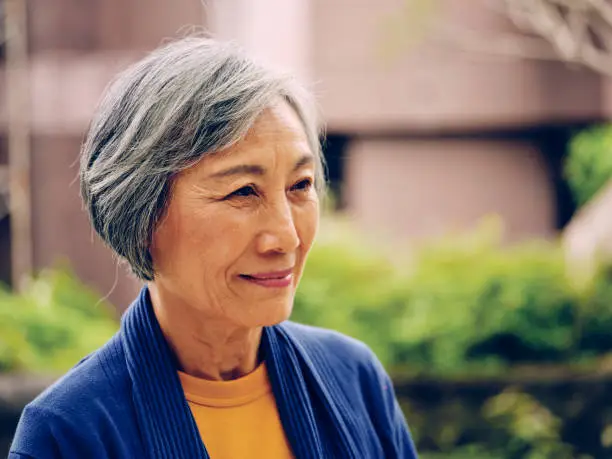 Photo of Senior Aged Taiwanese Woman