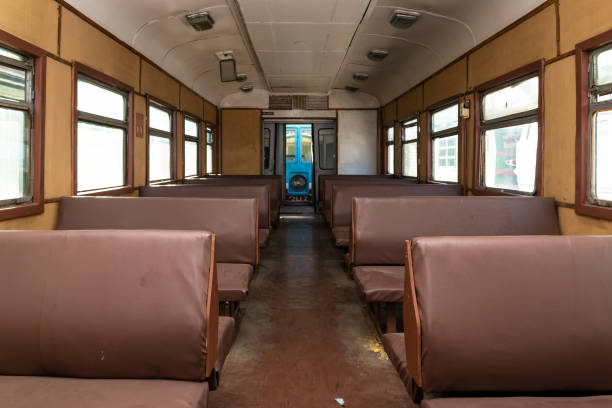 istock interior of the old railway passenger car 1158064512
