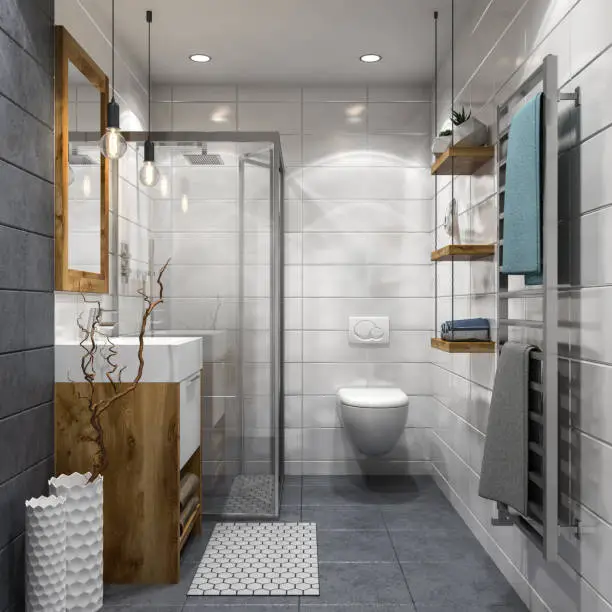 Photo of Modern bathroom