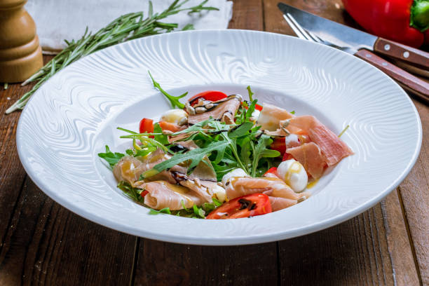 istock salad with prosciutto and mozzarella 1158071656
