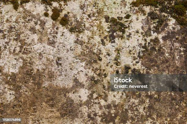 Stained Stone Wall Stock Photo - Download Image Now - Abstract, Backgrounds, Brown