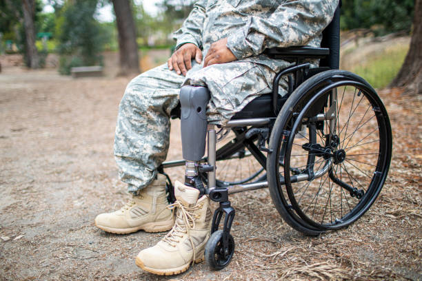 istock Army Veteran in Wheelchair 1158081272