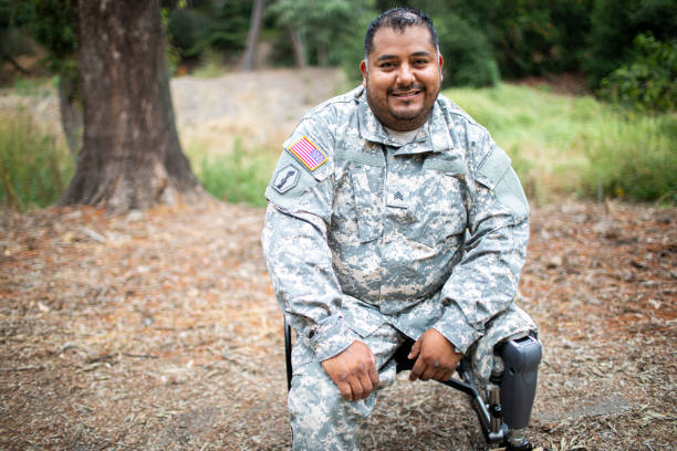 Army Veteran in Wheelchair