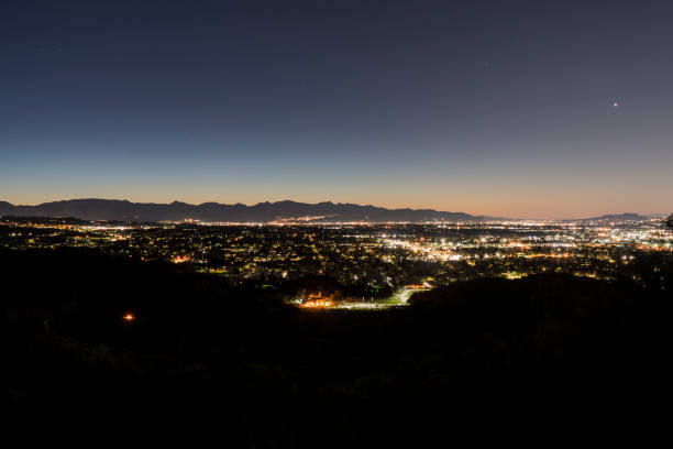 istock Valley Before Dawn Los Angeles California 1158083107