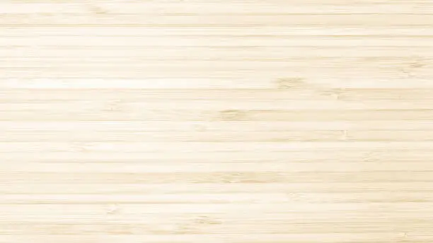 Bamboo natural wood texture pattern background in light cream beige brown color