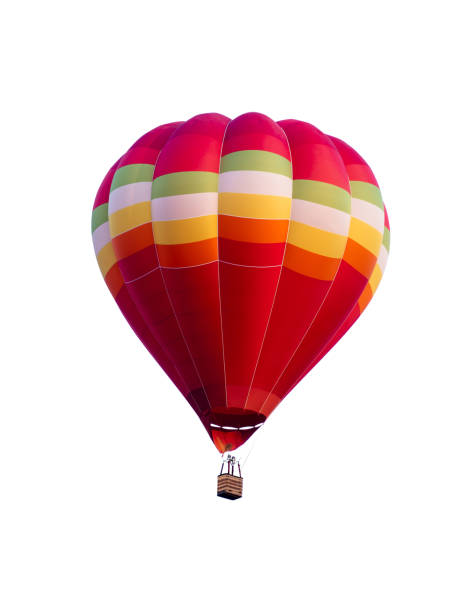 istock hot air balloon isolated on white background 1158086756
