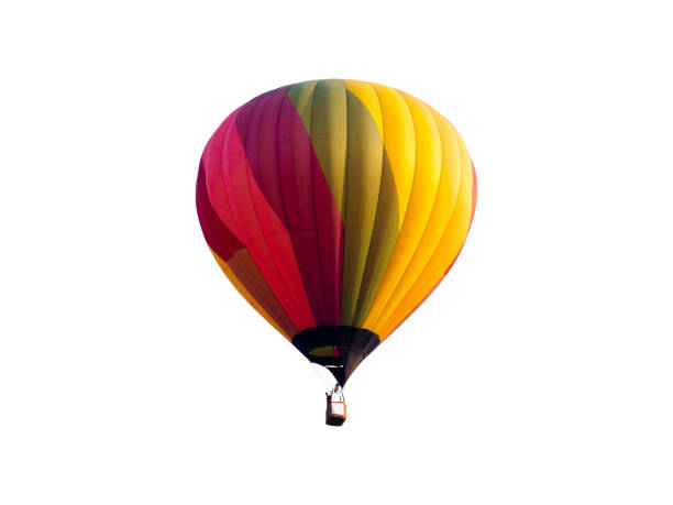 istock hot air balloon isolated on white background 1158086759