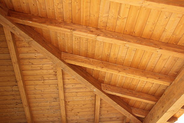 istock Wooden roof 115808858
