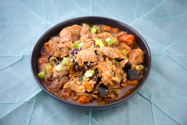 istock Korean Food Braised Spicy Chicken 1158093346