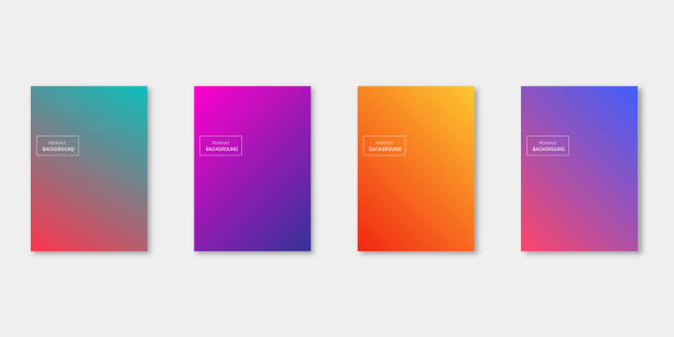 Abstract gradient backgrounds template. Minimal futurictic gradient poster or banner template. Abstract gradient backgrounds template. Minimal futurictic gradient poster or banner template. EPS 10 energy conservation posters drawing stock illustrations