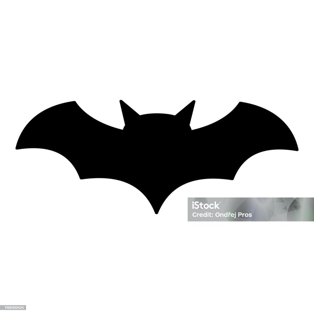 Ilustración de Icono De Murciélago Símbolo Vectorial De Silueta Aislado  Sobre Fondo Blanco y más Vectores Libres de Derechos de Batman - Superhéroe  - iStock