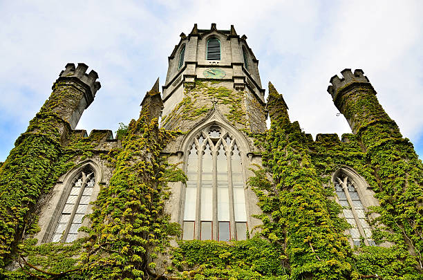 Quadrangle in Galway (Ireland) National University of Galway (NUIG), the building called "Quadrangle" galway university stock pictures, royalty-free photos & images