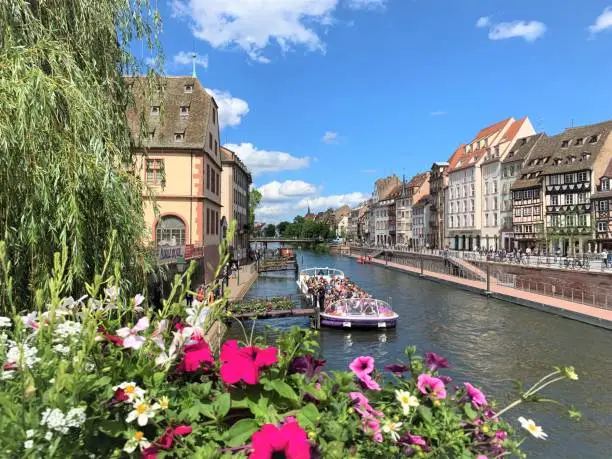 Photo of A view from Strasbourg in Alsace region of France