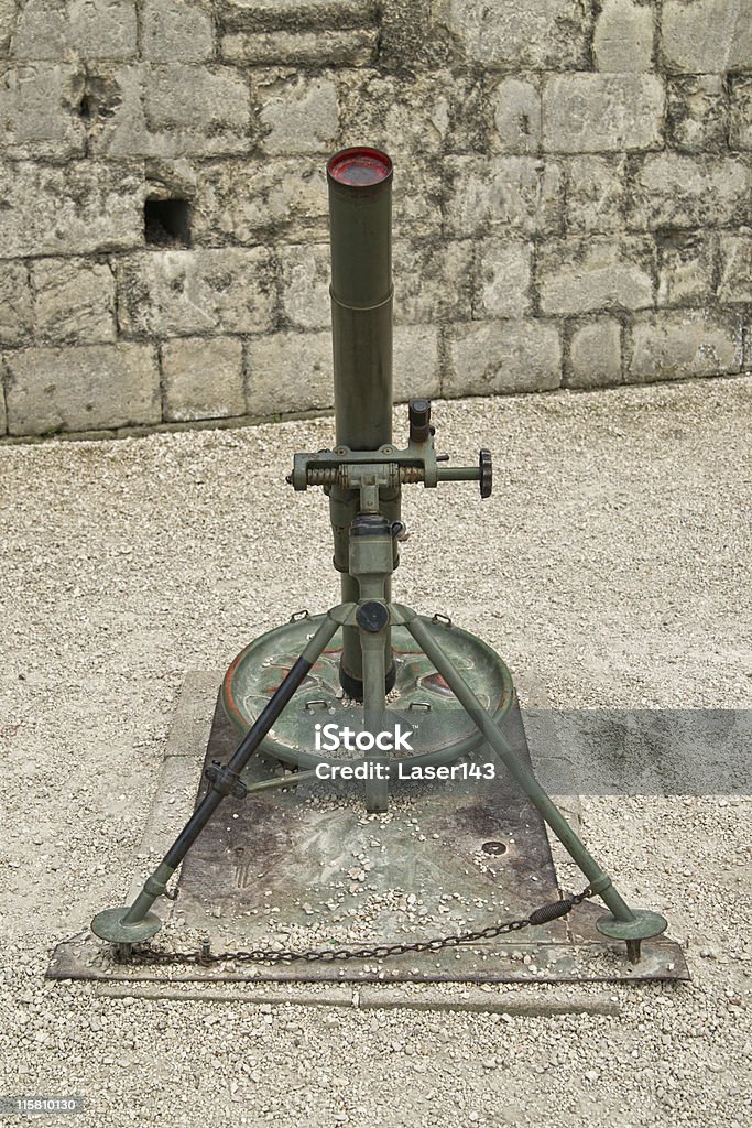 Mortar Mortar. Citadel. Budapest. Hungary Aiming Stock Photo