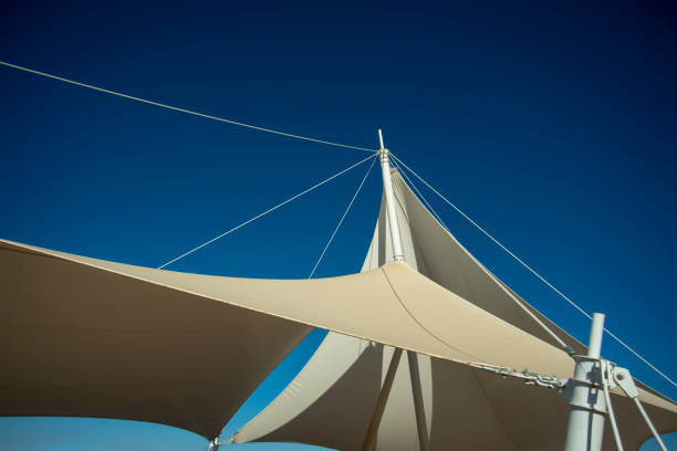 Sailing boats and a blue sky backdrop