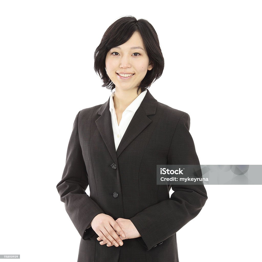 Młoda kobieta azjatyckie - Zbiór zdjęć royalty-free (Recepcjonista)