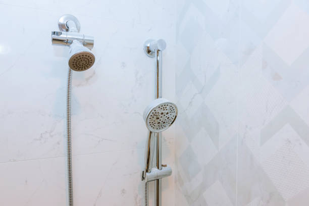 istock Shower head cubicle in the modern bathroom 1158114402