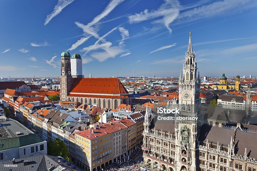 Vista aérea de Munchen - Royalty-free Alemanha Foto de stock