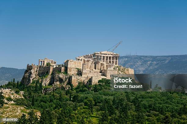 アクロポリスアテネギリシャ - アテナイのアクロポリスのストックフォトや画像を多数ご用意 - アテナイのアクロポリス, アテナニケ神殿, アテネ