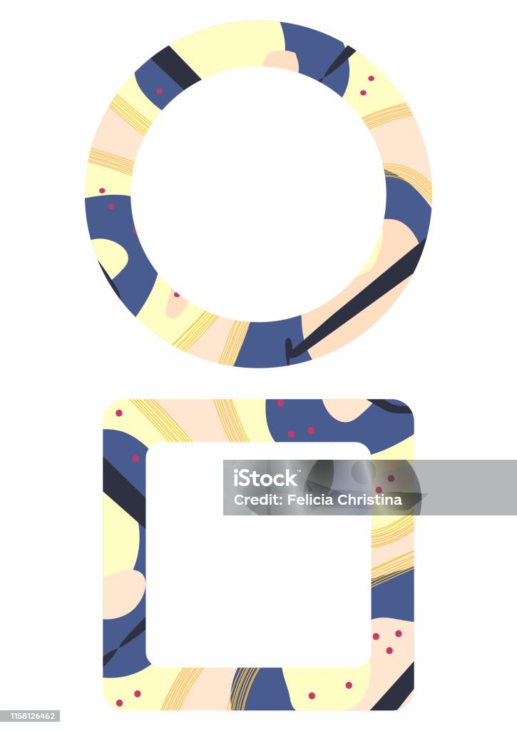 Design Back Ground Sticker Label Sticker Design Colorful Abstract Background Stock Illustration ...