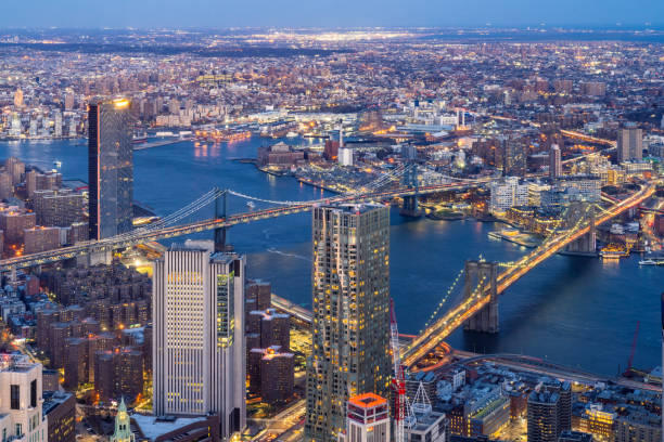 istock Aerial Brooklyn and Manhattan bridge New York 1158126691